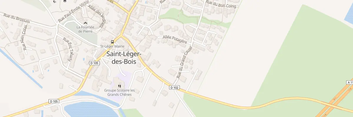 Plan du 3B Rue du Grand Cavier à Saint-Léger-de-Linières
