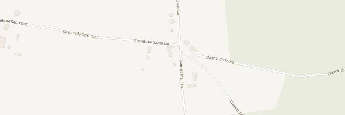 Plan du 1673 Rte de Meilhan à Souprosse