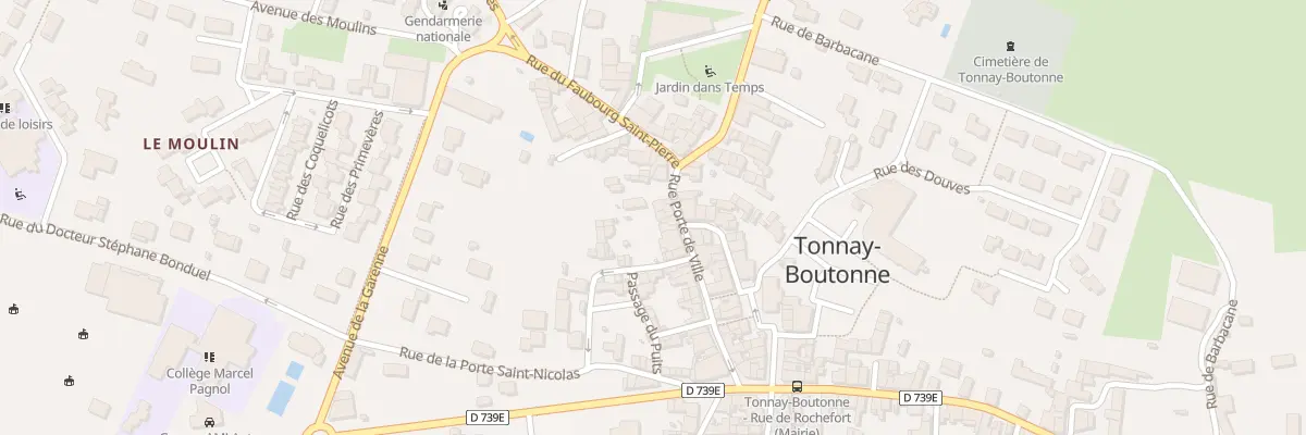 Plan du 31 Rue de la Porte de Ville à Tonnay-Boutonne