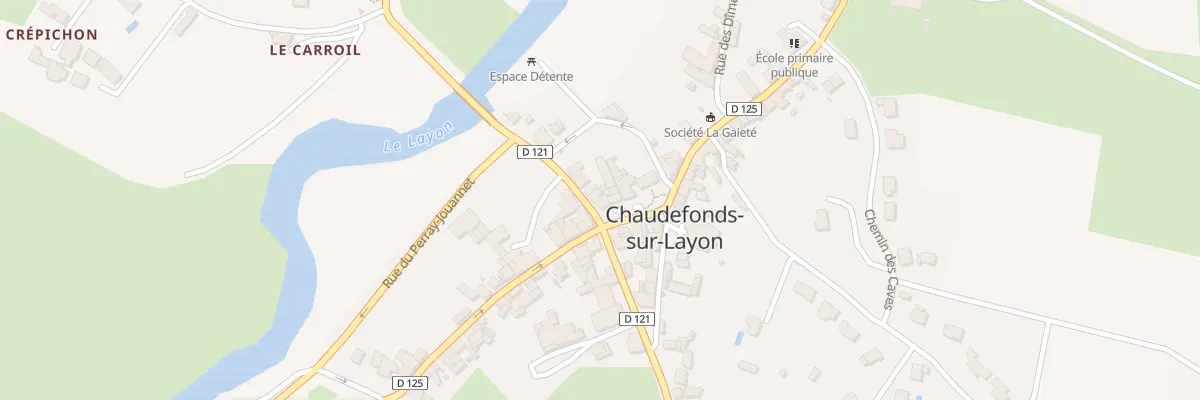 Plan du 8 Pl du Centre à Chaudefonds-sur-Layon
