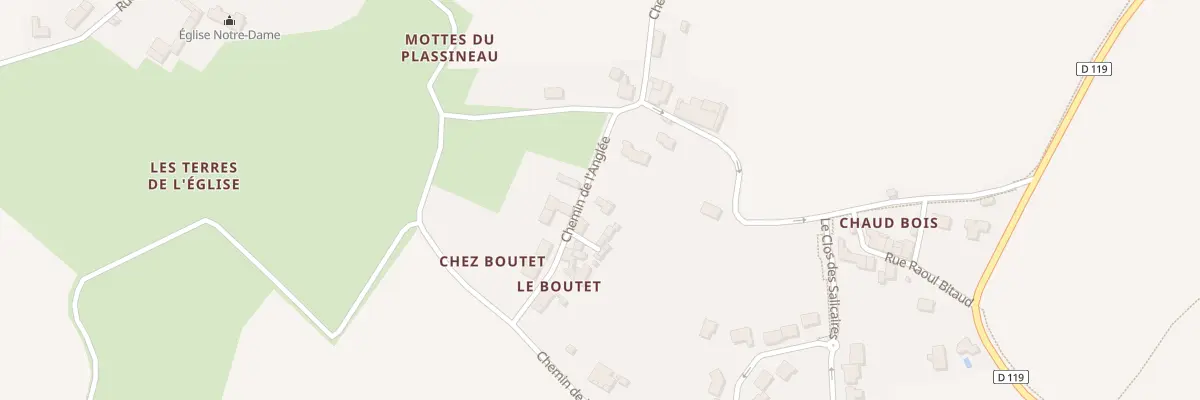 Plan du 5 Che de l’Anglee au Mung