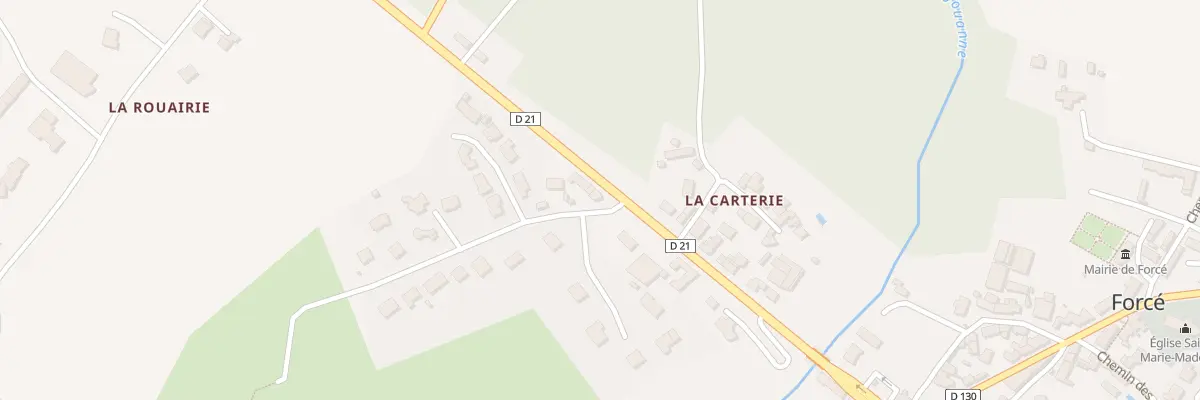 Plan du 29 Route de Tours à Forcé