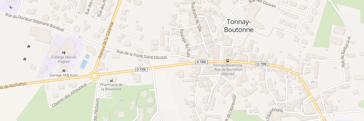 Plan du 4 Rte de Rochefort à Tonnay-Boutonne