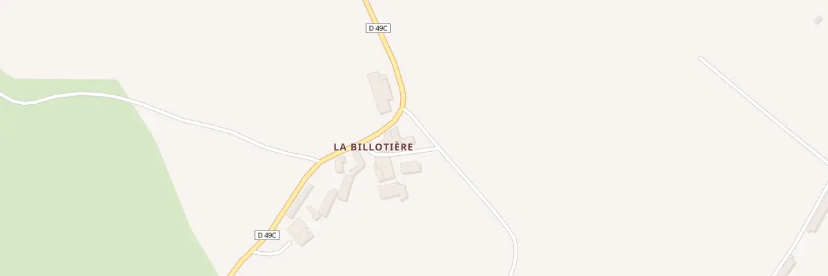 Plan du 10 La Billetière à Menomblet