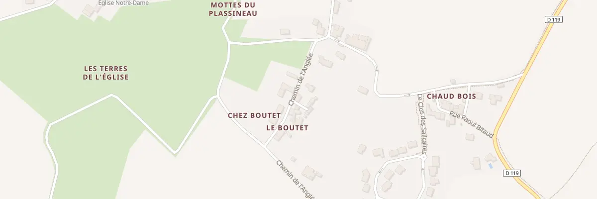 Plan du 1 Imp du Puits au Mung