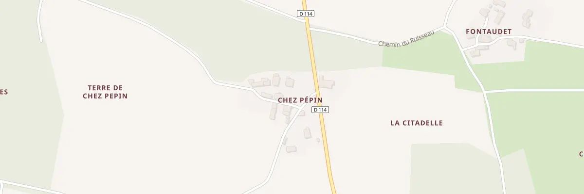 Plan du 2 Che du Coi à Archingeay