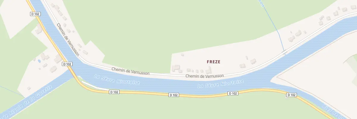 Plan du 62 Che de Vernusson à Arçais