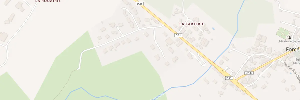 Plan du 5 Domaine du Rochevier à Forcé