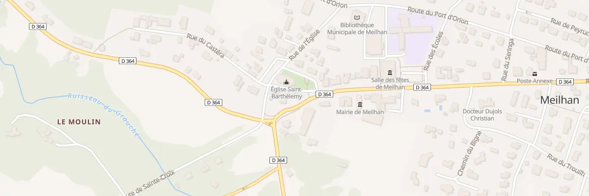 Plan du 48 Rue du Garde Champêtre à Meilhan