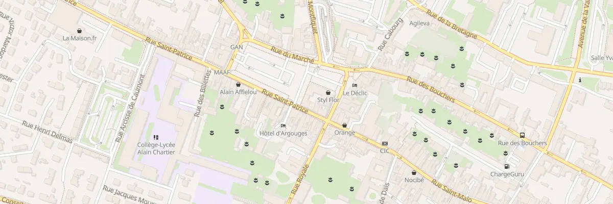Plan du 1 Pl Saint-Patrice à Bayeux