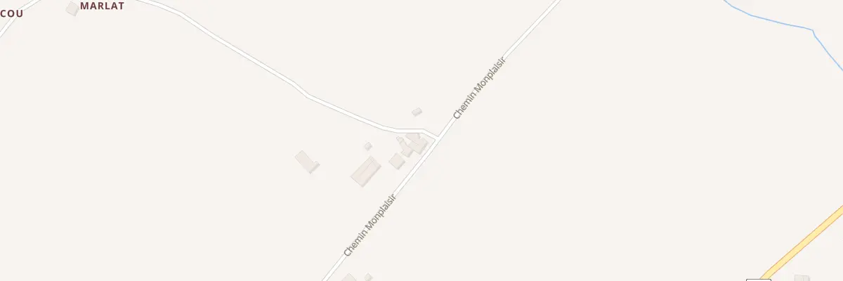 Plan du 734 Che Monplaisir à Sallespisse