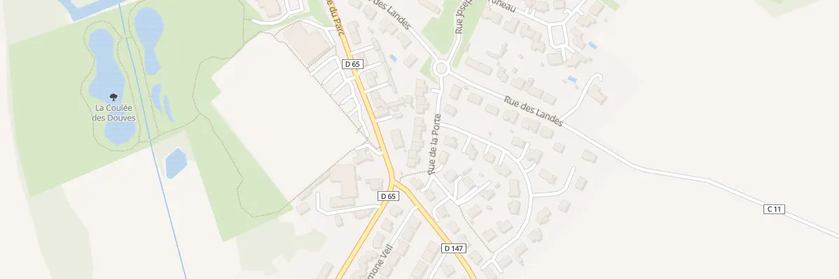 Plan du 7 Rue de la Porte à Vezins