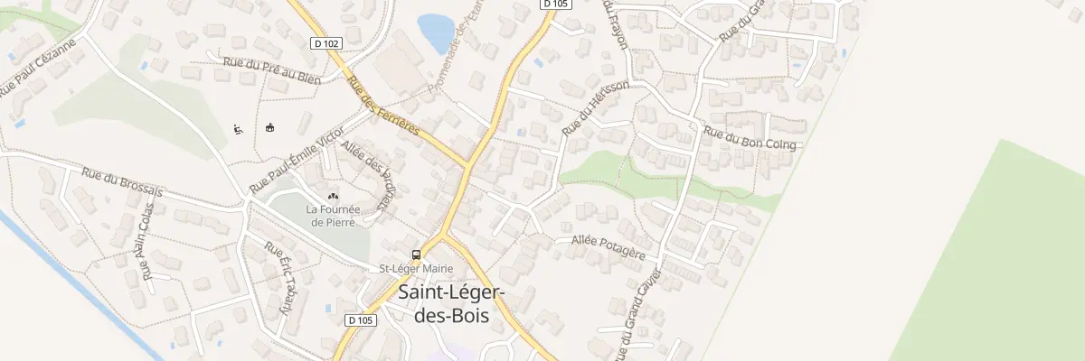 Plan du 1A Rue du Hérisson à Saint-Léger-de-Linières