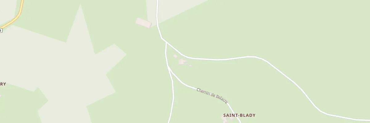 Plan du 3 Che de Belacre à Géronce