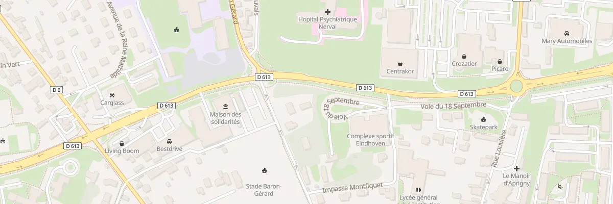 Plan du 20 Rue Montfiquet à Bayeux