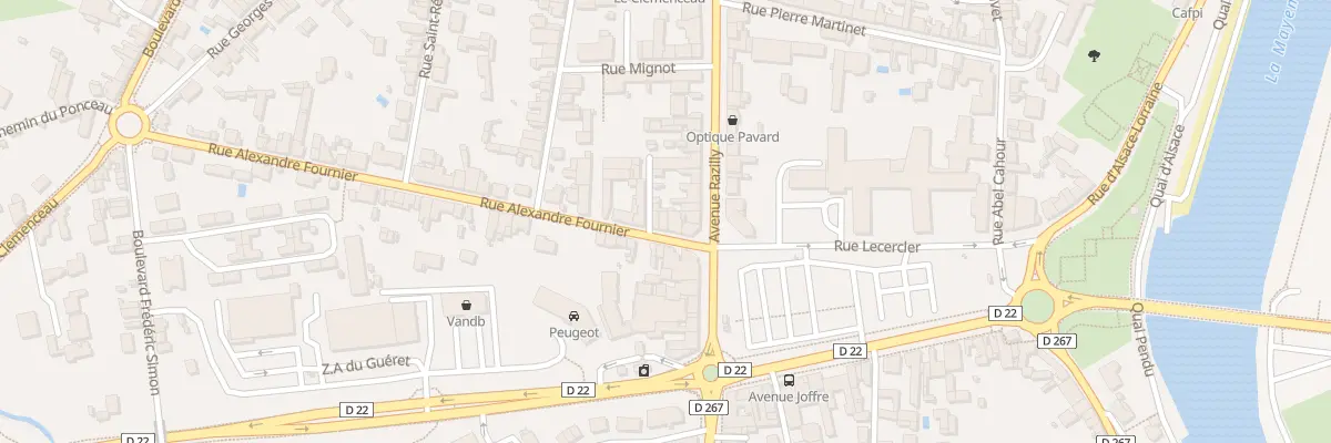 Plan du 4 Rue Alexandre Fournier à Château-Gontier-sur-Mayenne
