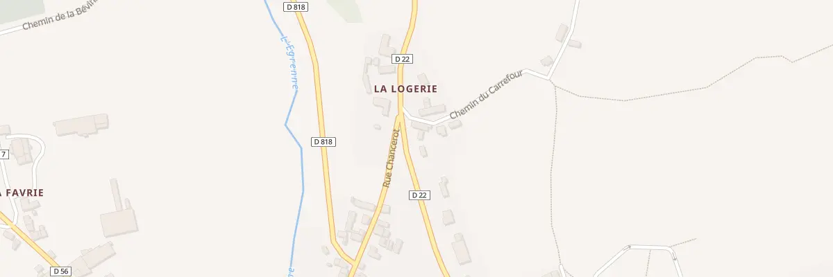 Plan du 2 Che du Carrefour à Lonlay-l’Abbaye