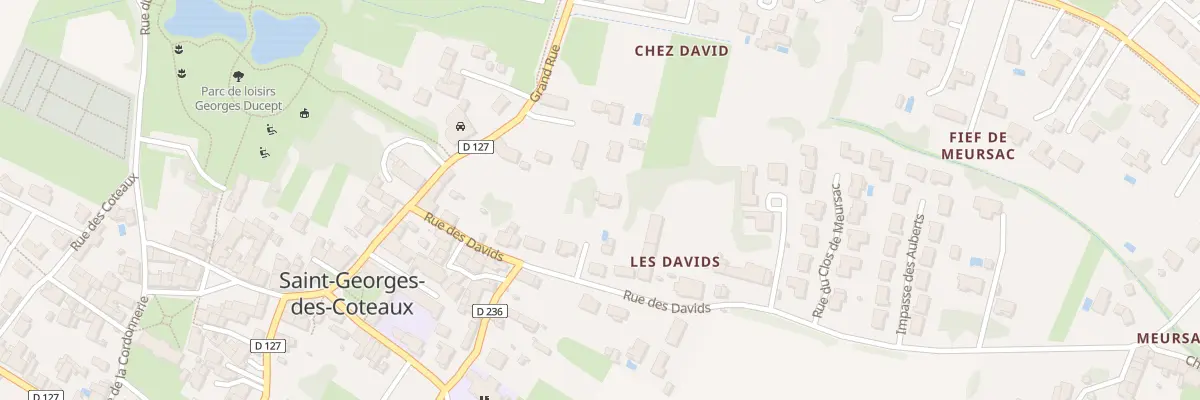 Plan du 13A Rue des Davids à Saint-Georges-des-Coteaux