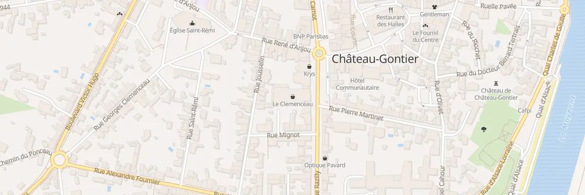 Plan du 8B Av de Razilly à Château-Gontier-sur-Mayenne