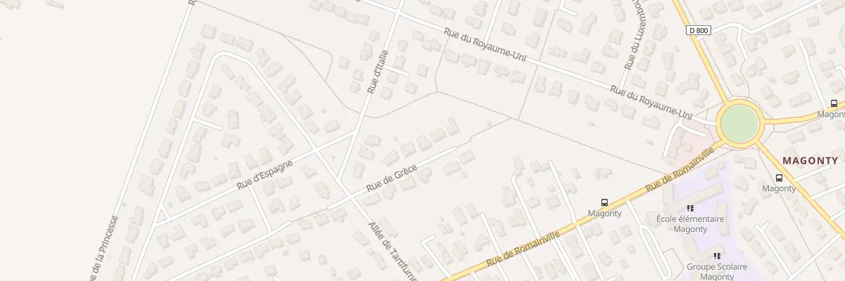 Plan du 7 Rue de Grèce à Pessac