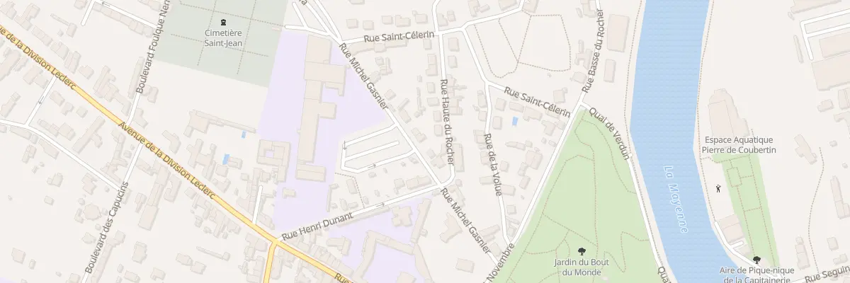 Plan du 10 Rue Michel Gasnier à Château-Gontier-sur-Mayenne