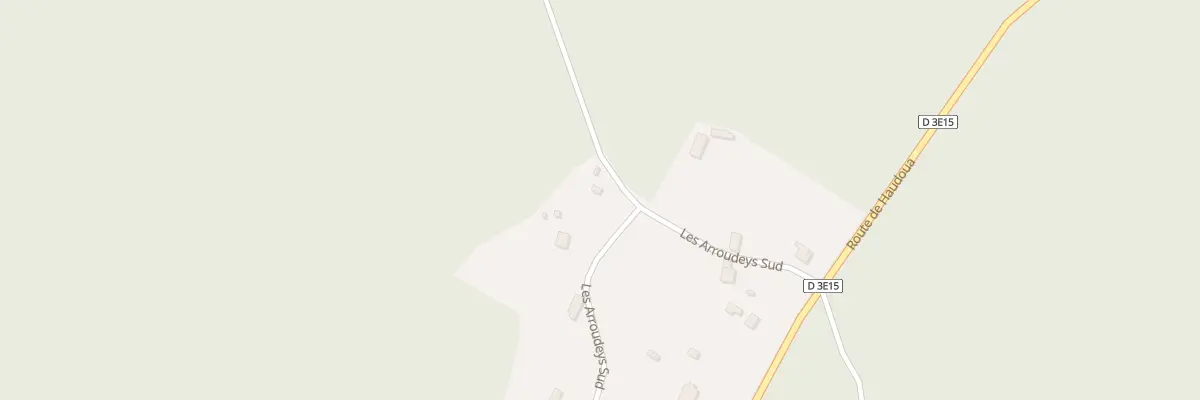 Plan du 256 Les Arroudeys Sud à Hostens