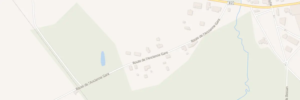 Plan du 3B Rte de l’Ancienne Gare à Soussans