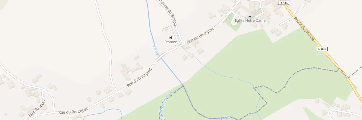 Plan du 9282 Rue du Bourguet à Geüs-d’Oloron
