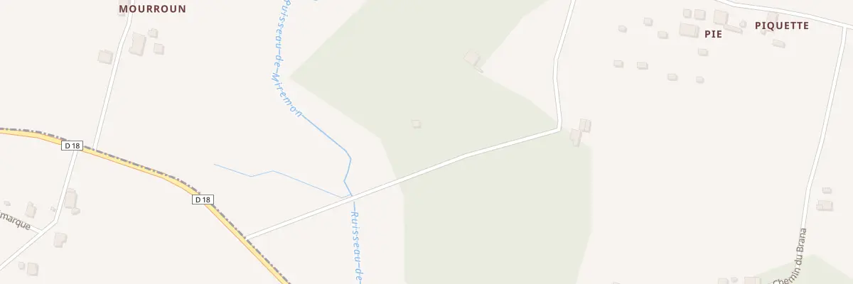 Plan du 72A Lanjoulat à Hauriet