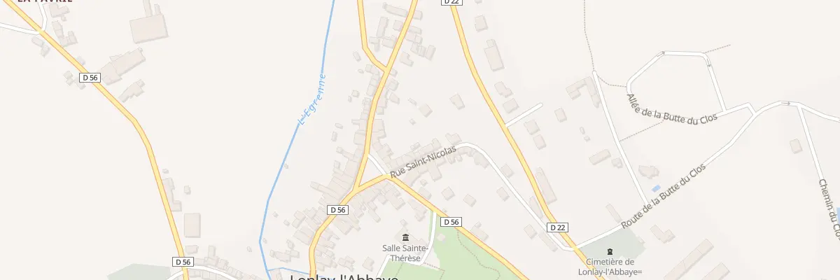 Plan du 9 Rue de Saint Nicolas à Lonlay-l’Abbaye