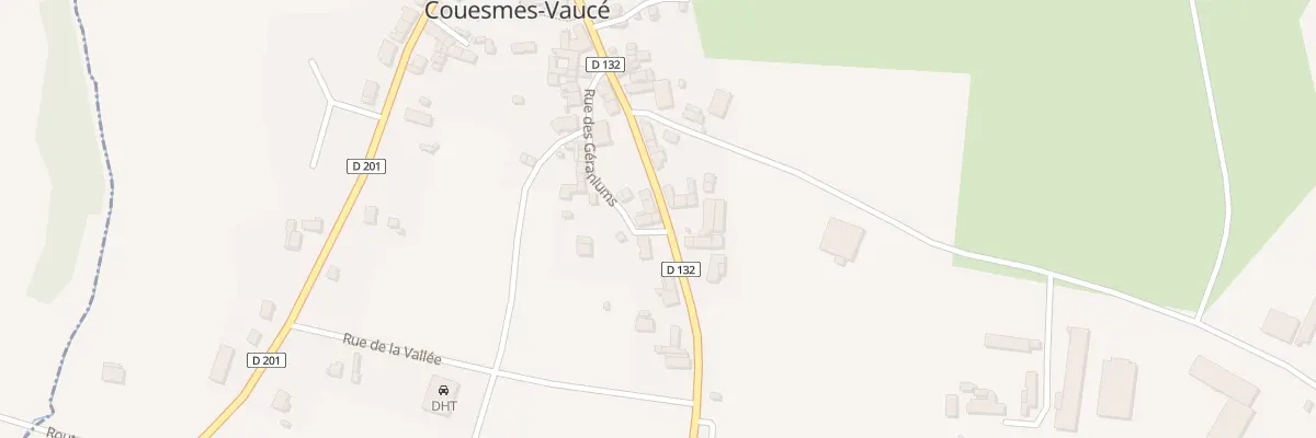 Plan du 2 Rue des Géraniums à Couesmes-Vaucé