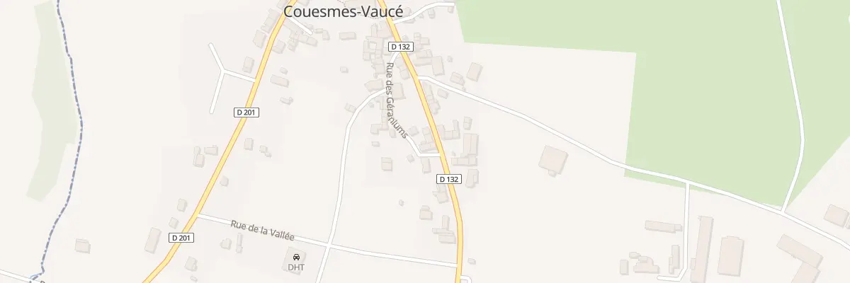 Plan du 17 Rue du Six Aout 1944 à Couesmes-Vaucé