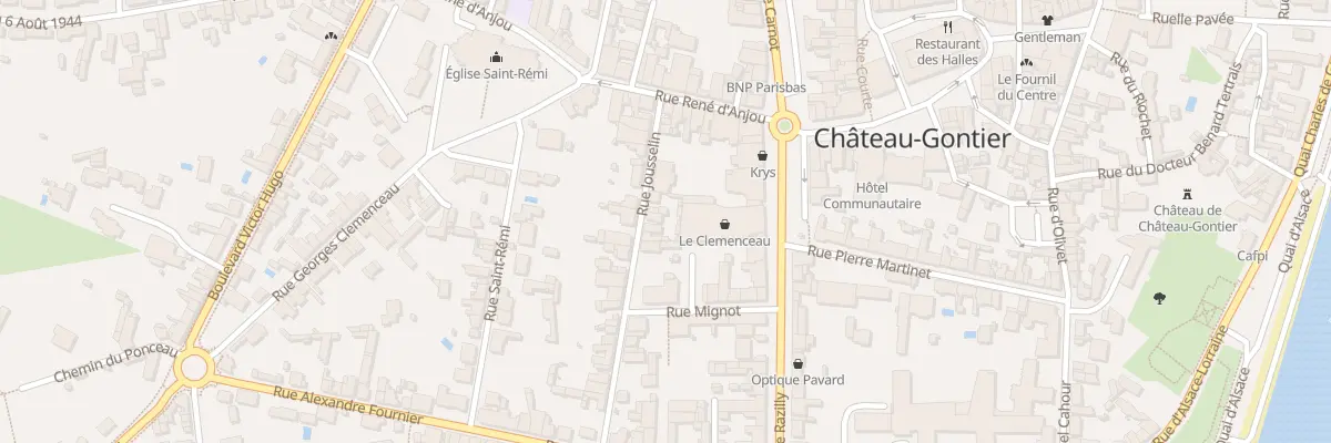 Plan du 19 Rue Jousselin à Château-Gontier-sur-Mayenne