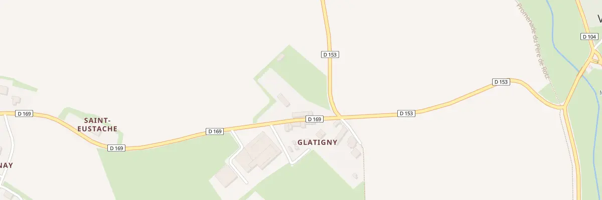 Plan du 50 Hameau de Glatigny à Vaux-sur-Aure