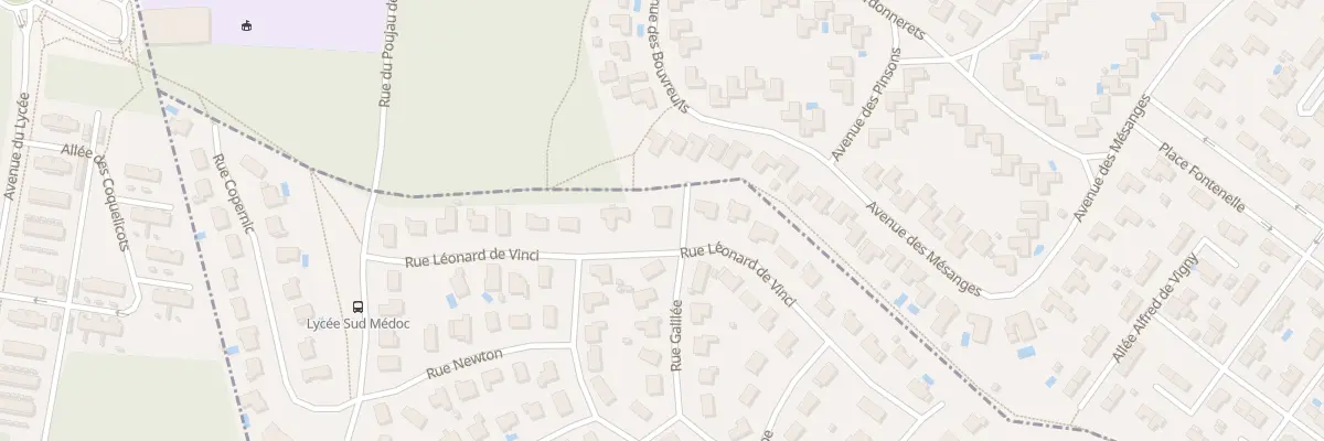 Plan du 16 Rue Léonard de Vinci à Saint-Médard-en-Jalles