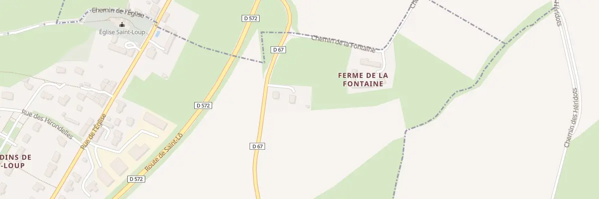 Plan du 1 Rte de Guéron à Saint-Loup-Hors