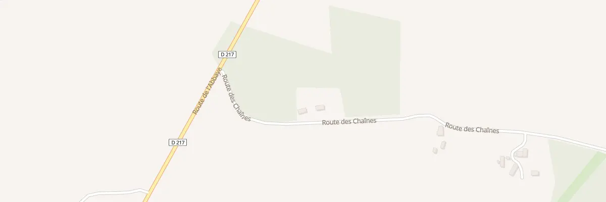 Plan du 700 Rte des Chaînes à Domfront en Poiraie