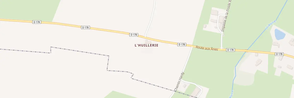 Plan du 1661 Rte aux Ânes à Juaye-Mondaye
