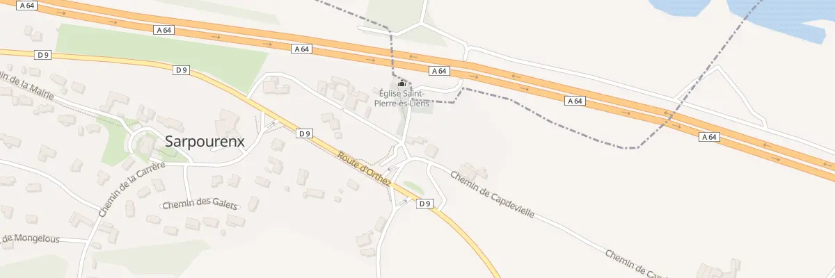 Plan du 6 Pl de l’Eglise à Sarpourenx