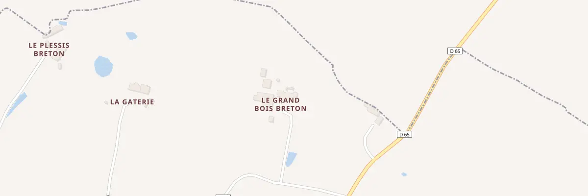 Plan du 5345 Le Grand Bois Breton à Vezins