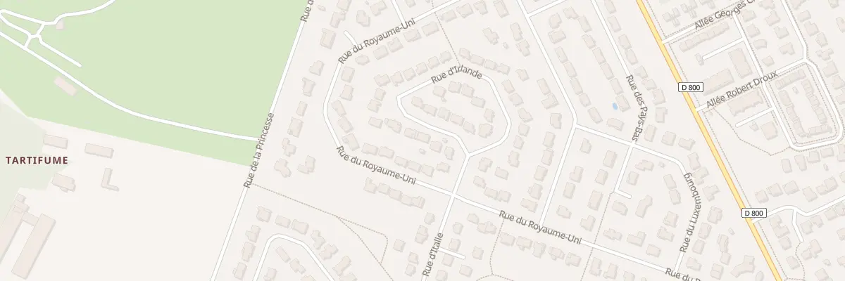 Plan du 52 Rue d’Irlande à Pessac