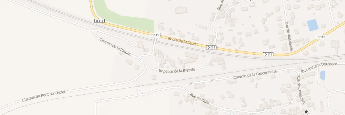 Plan du 6 Imp de la Bietterie à La Possonnière