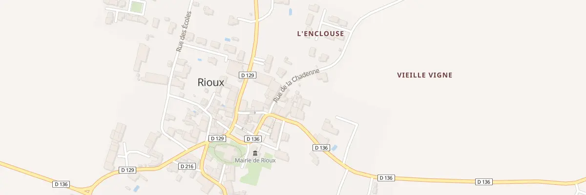 Plan du 5 Rue de Tesson à Rioux