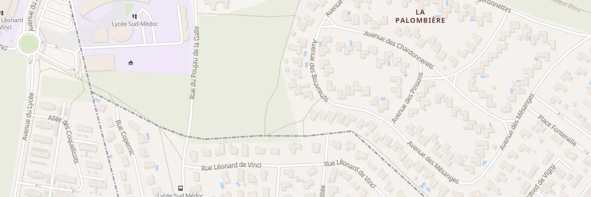 Plan du 17 Av des Bouvreuils au Taillan-Médoc