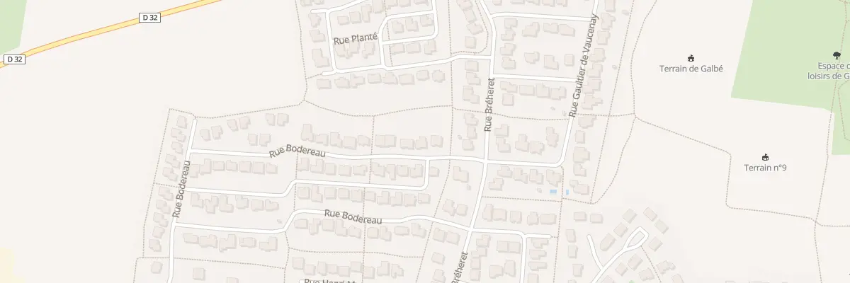 Plan du 4 Rue Bodereau à Bonchamp-lès-Laval