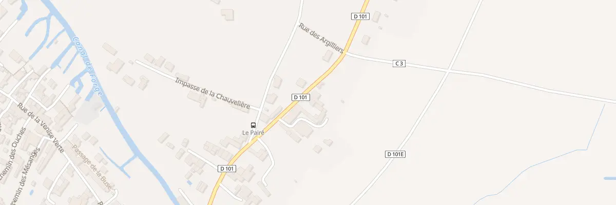 Plan du 10B Rte d’Arçais à Saint-Hilaire-la-Palud