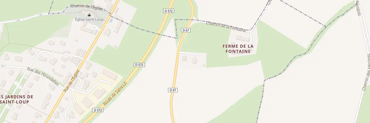 Plan du 3 Rte de Guéron à Saint-Loup-Hors