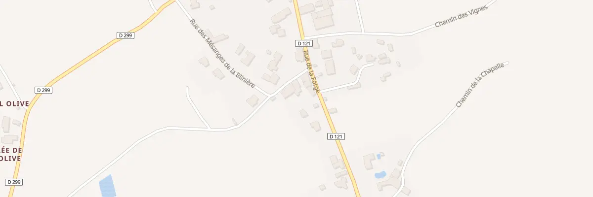 Plan du 3 Rue des Mesanges de la Blinier à Chemillé-en-Anjou