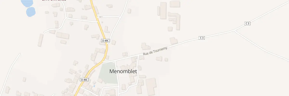 Plan du 5 Rue de Tournemy à Menomblet