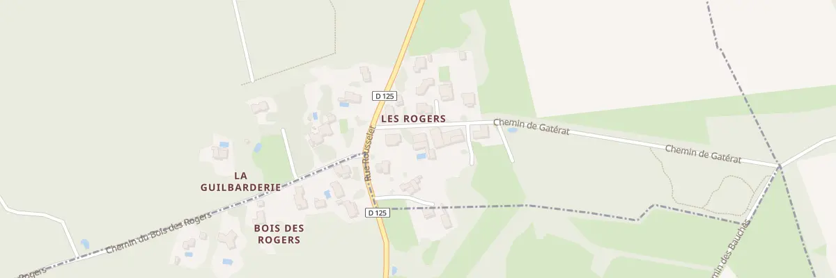 Plan du 6 Che de Gatérat à Nieul-lès-Saintes